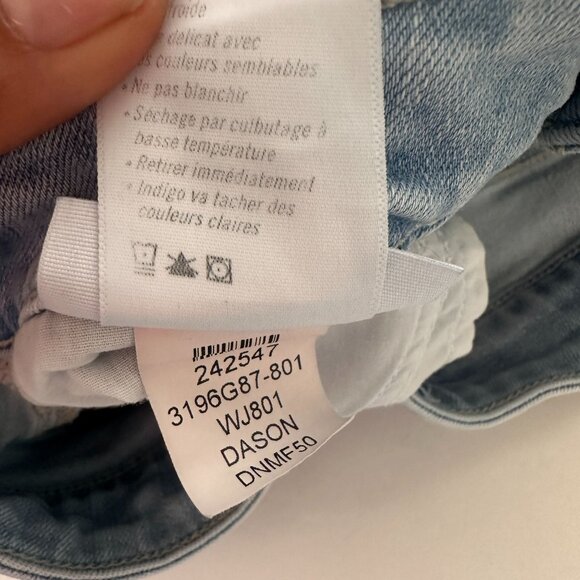 PAIGE women's Hoxton Crop Skinny Leg Light denim Jeans Size 27 - Picture 5 of 11